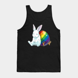 Bunny Easter Easter egg Rainbow Tank Top